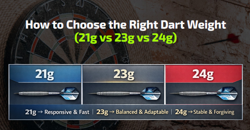 How to choose the right dart weight