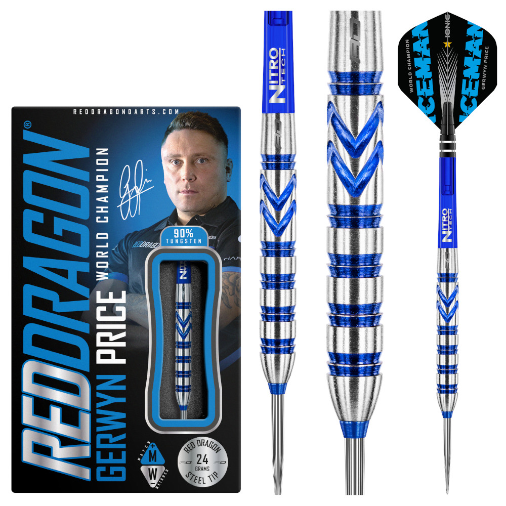 Gerwyn Price Blue Original Steel Tip Darts