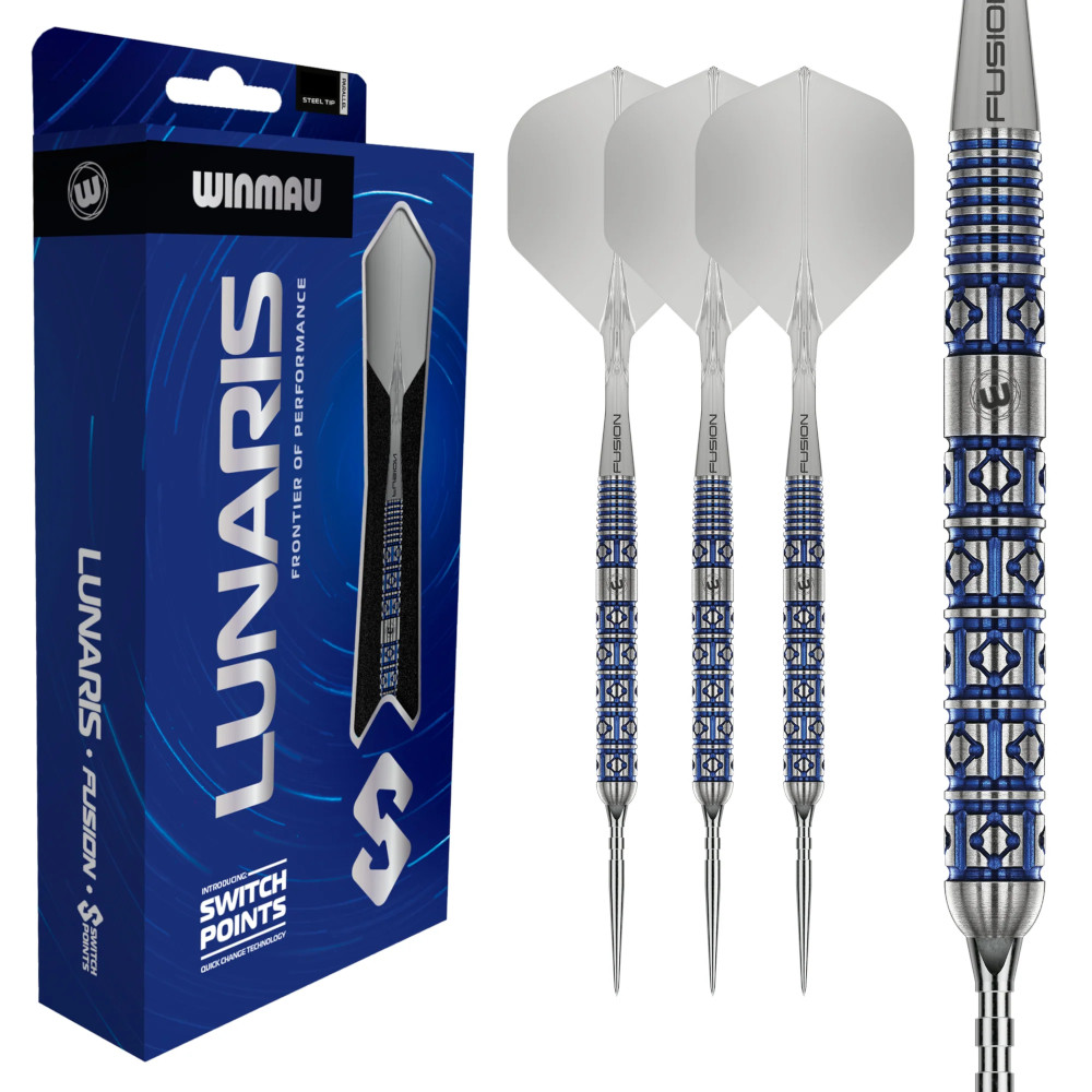 Lunaris Parallel Steel Tip Darts