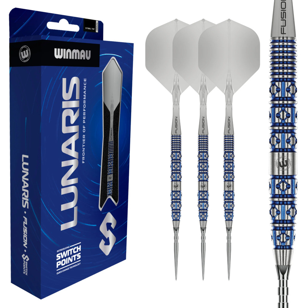 Lunaris Tapered Steel Tip Darts